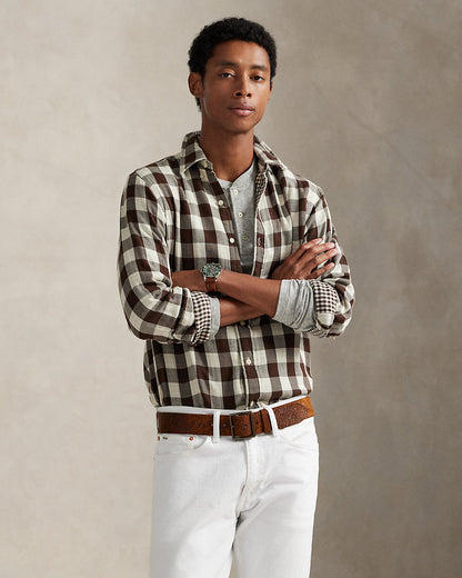 Ralph Lauren Classic Fit Plaid DoubleFaced Shirt