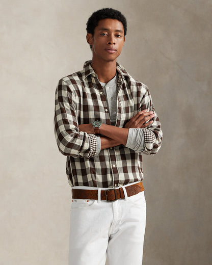 Ralph Lauren Classic Fit Plaid DoubleFaced Shirt