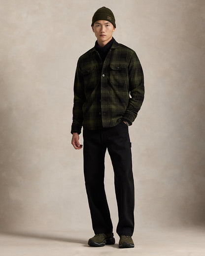 Ralph Lauren Plaid Pile Fleece Shirt Jacket