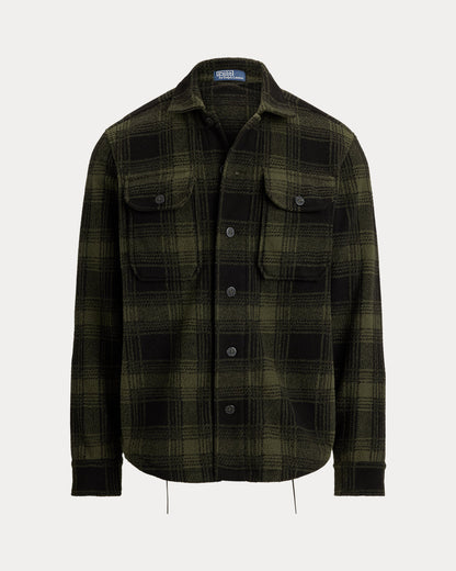 Ralph Lauren Plaid Pile Fleece Shirt Jacket