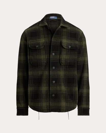Ralph Lauren Plaid Pile Fleece Shirt Jacket