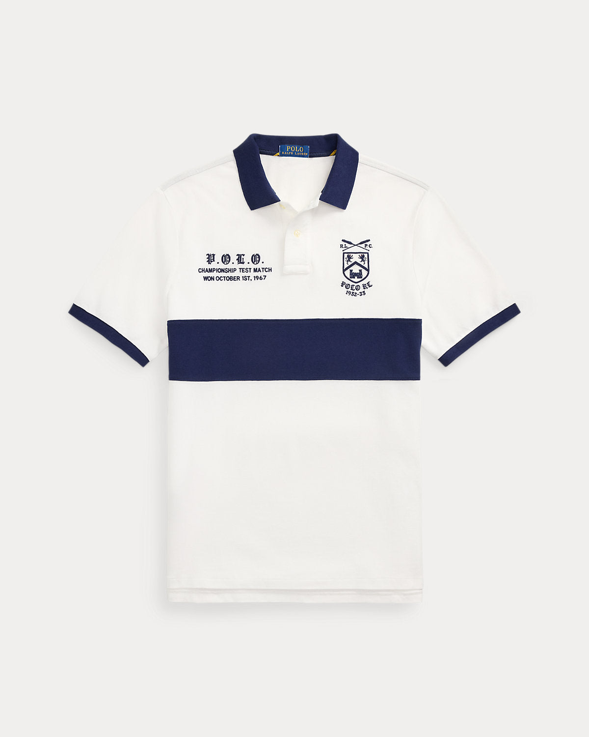 Ralph Lauren Classic Fit Mesh Graphic Polo Shirt