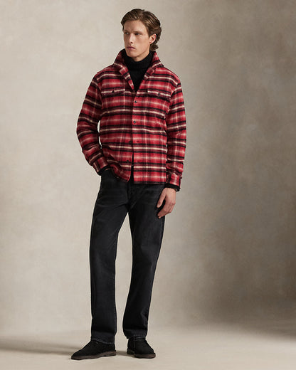 Ralph Lauren Classic Fit Plaid Flannel Camp Shirt