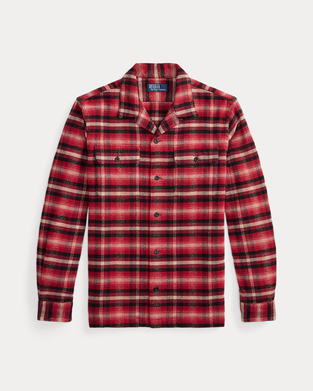 Ralph Lauren Classic Fit Plaid Flannel Camp Shirt