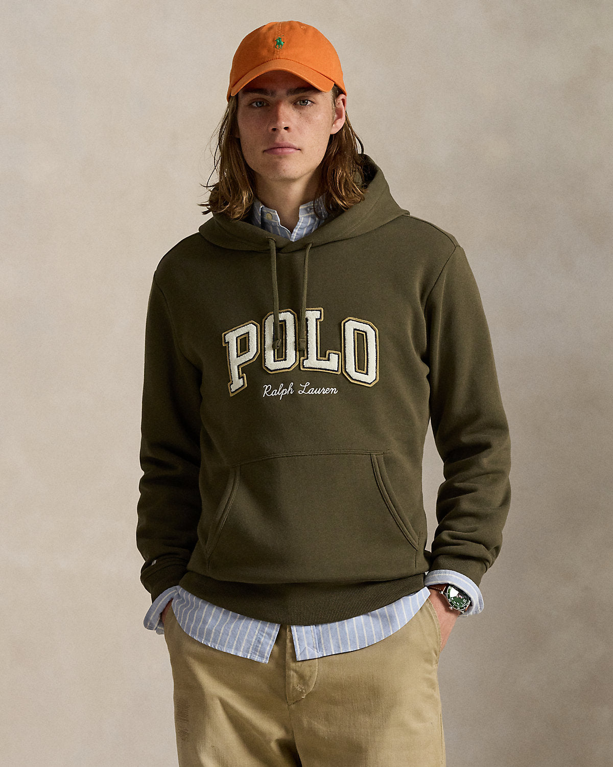 Ralph Lauren Logo Fleece Hoodie