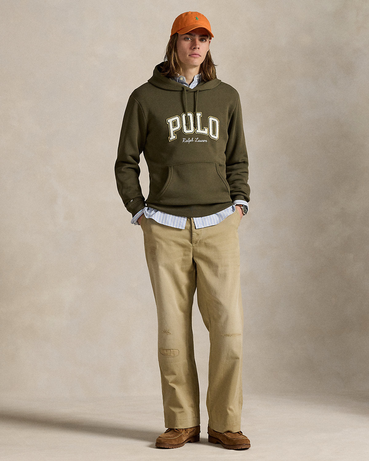 Ralph Lauren Logo Fleece Hoodie