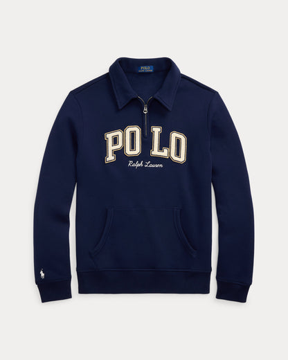 Ralph Lauren Logo Fleece QuarterZip Sweatshirt