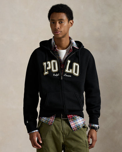 Ralph Lauren Logo Fleece FullZip Hoodie