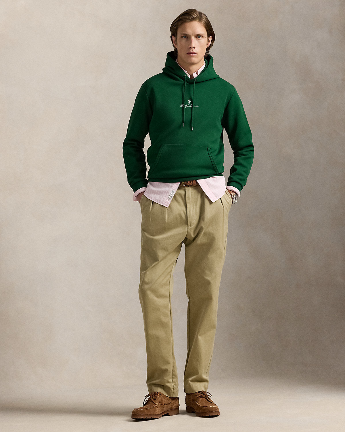 Ralph Lauren Logo DoubleKnit Hoodie