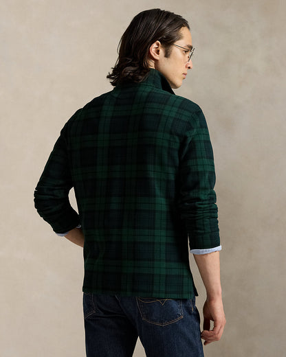 Ralph Lauren Plaid EstateRib QuarterZip Pullover