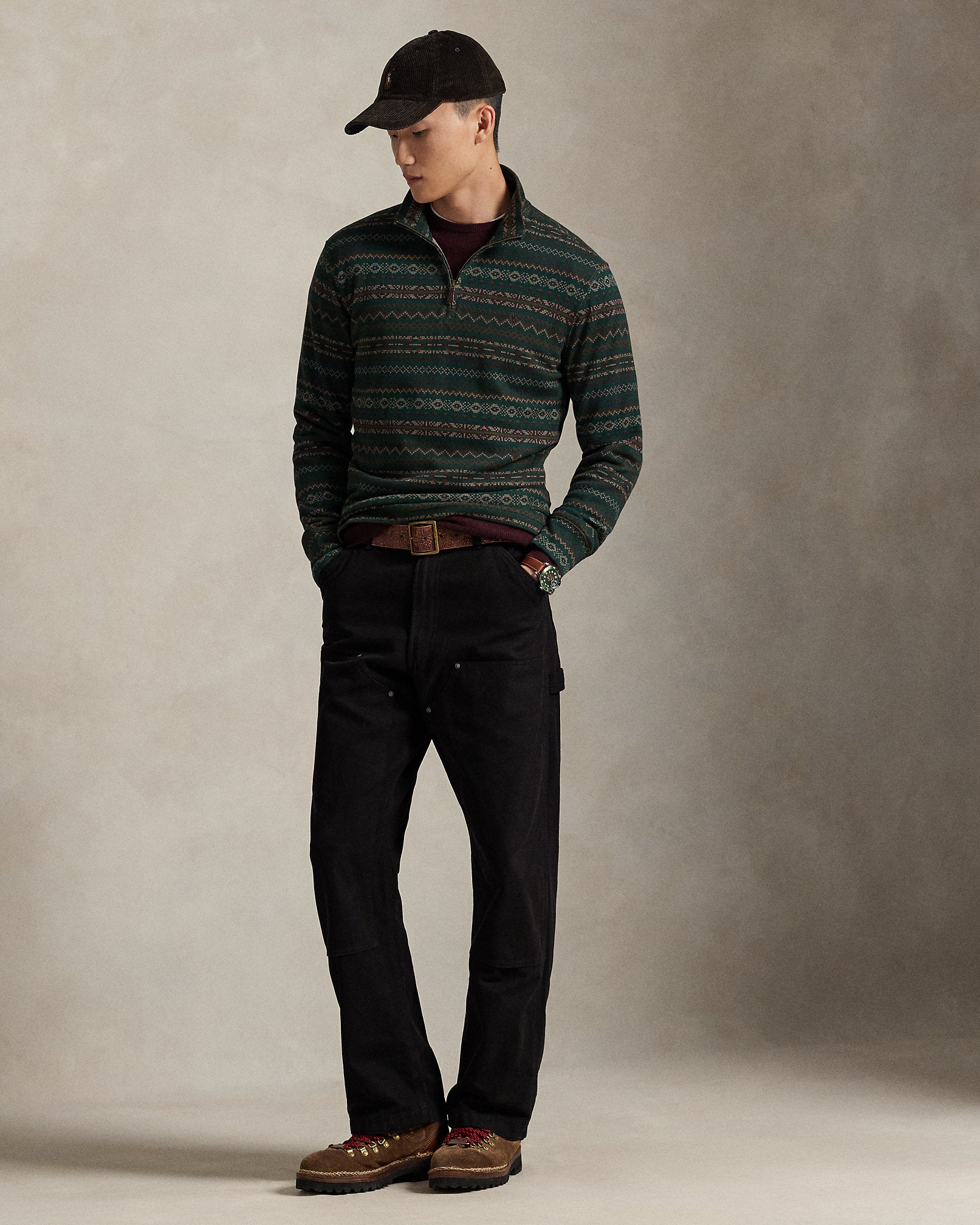 Ralph Lauren EstateRib QuarterZip Pullover