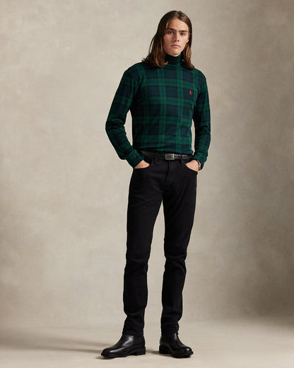 Ralph Lauren Plaid Soft Cotton Turtleneck