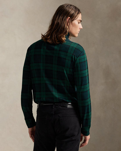 Ralph Lauren Plaid Soft Cotton Turtleneck