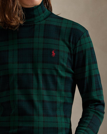 Ralph Lauren Plaid Soft Cotton Turtleneck