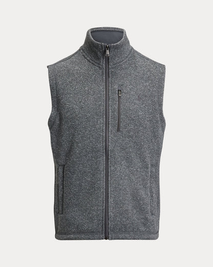 Ralph Lauren Brushed Fleece Mockneck Vest