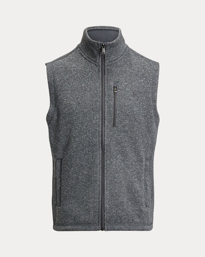 Ralph Lauren Brushed Fleece Mockneck Vest