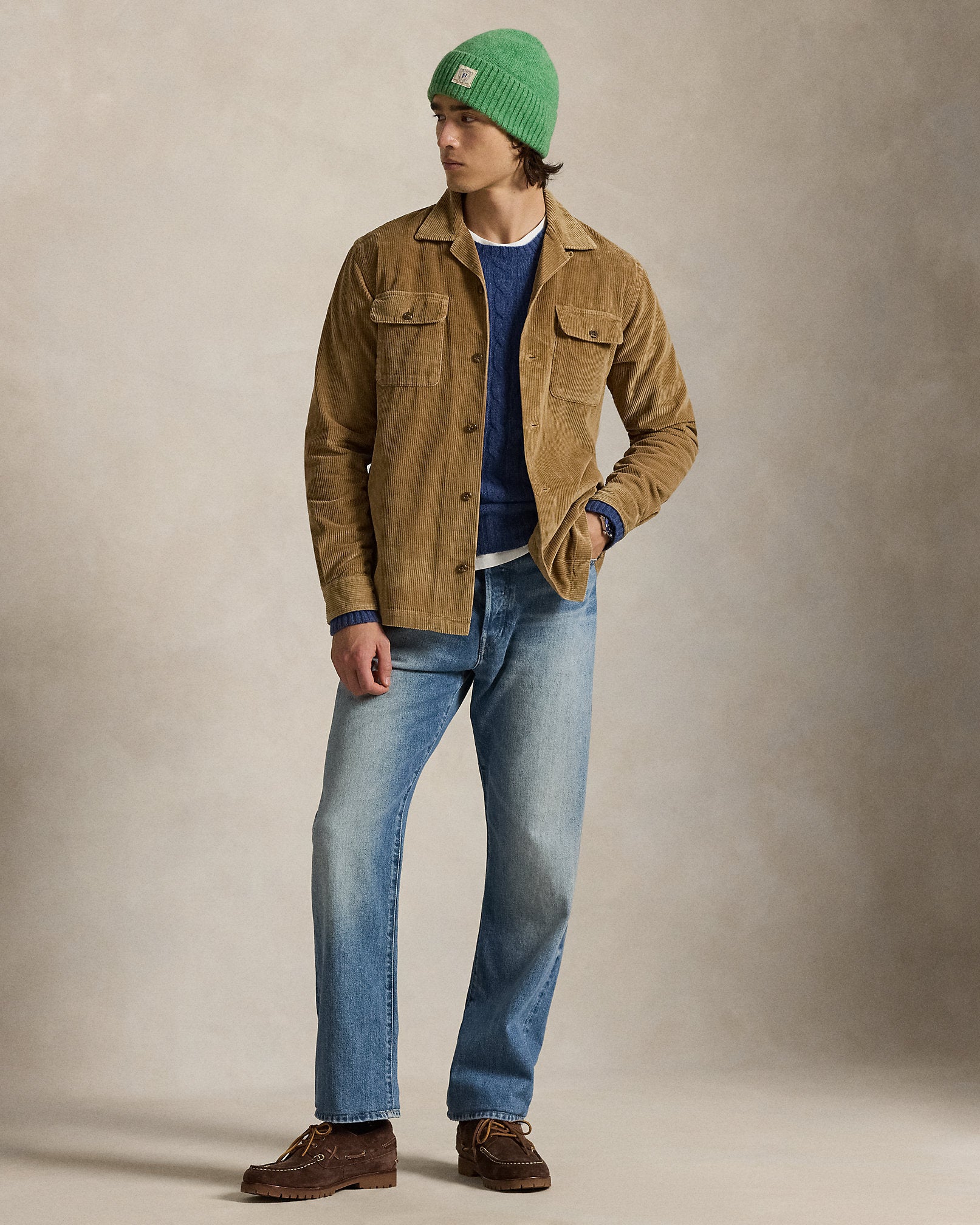 Ralph Lauren Classic Fit Corduroy Camp Shirt
