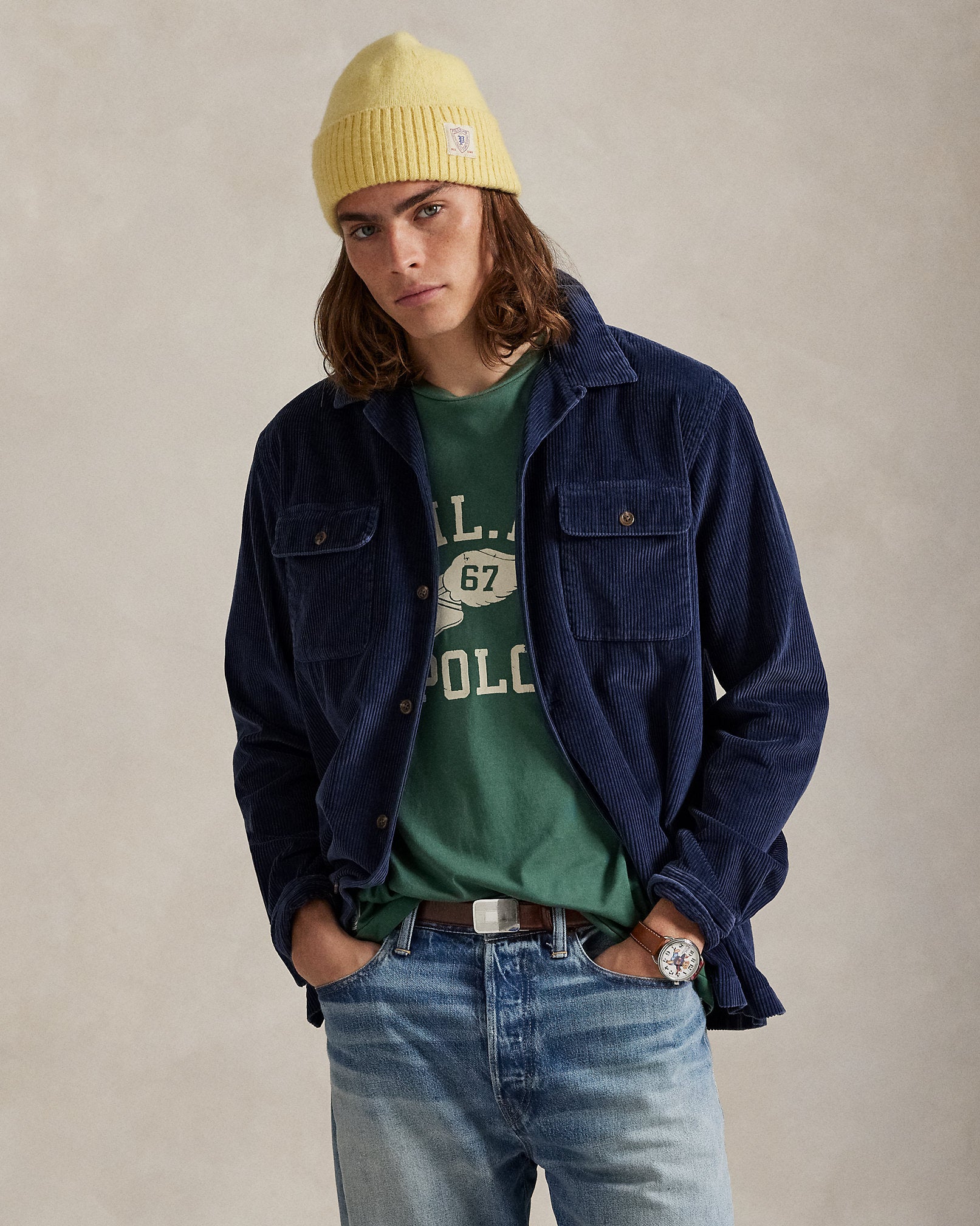 Ralph Lauren Classic Fit Corduroy Camp Shirt