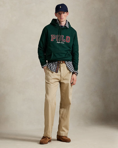 Ralph Lauren The RL Fleece PlaidLogo Hoodie