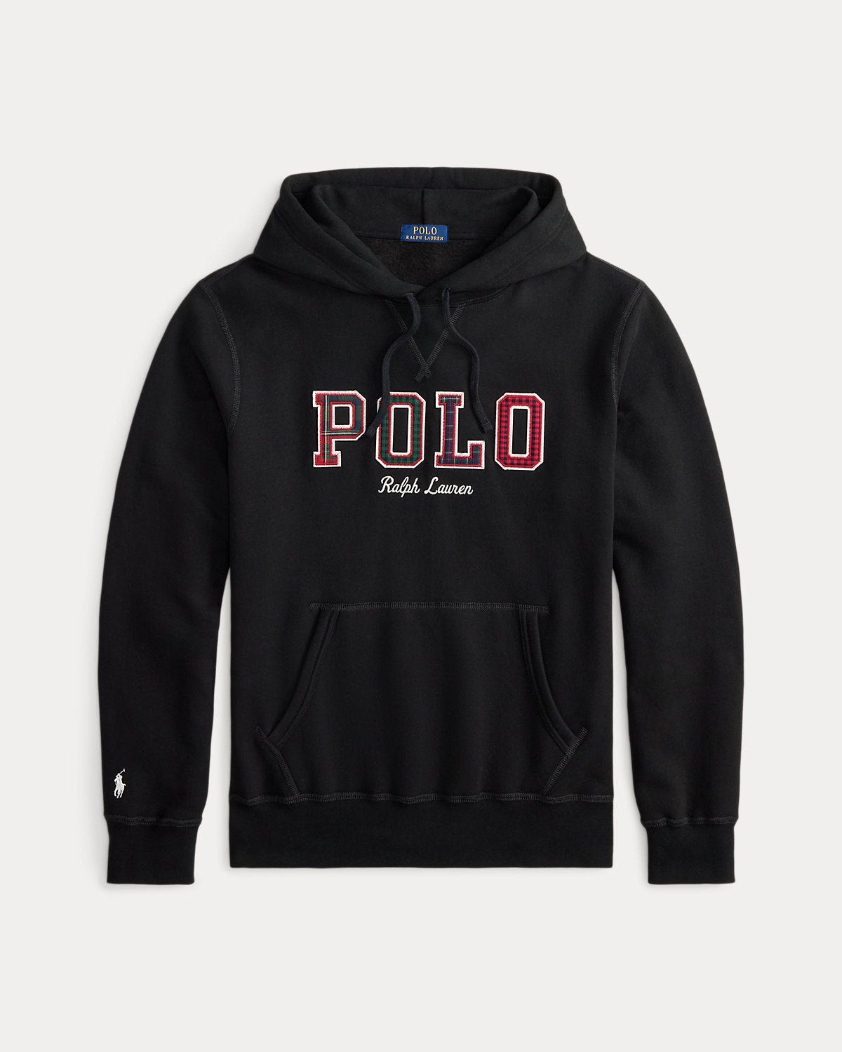 Ralph Lauren The RL Fleece PlaidLogo Hoodie