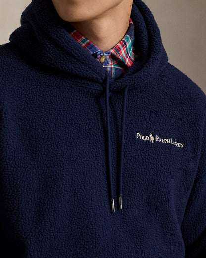 Ralph Lauren Relaxed Fit Logo Pile Fleece Hoodie
