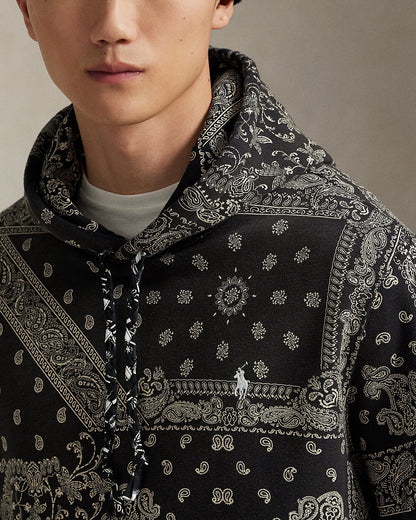Ralph Lauren BandannaPrint Fleece Hoodie