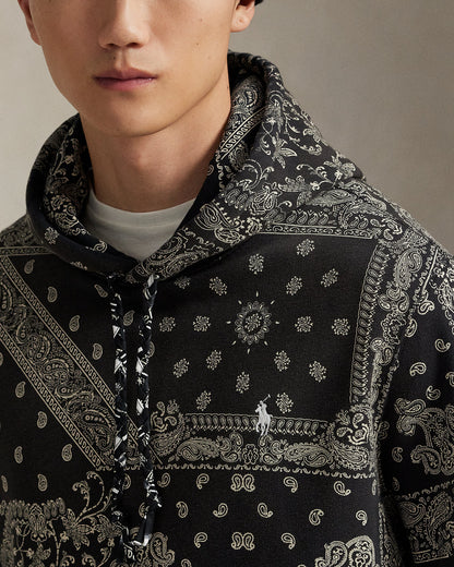 Ralph Lauren BandannaPrint Fleece Hoodie