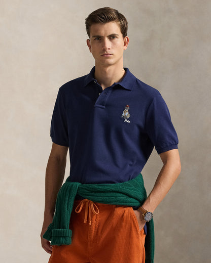 Ralph Lauren Classic Fit DogEmbroidered Polo Shirt