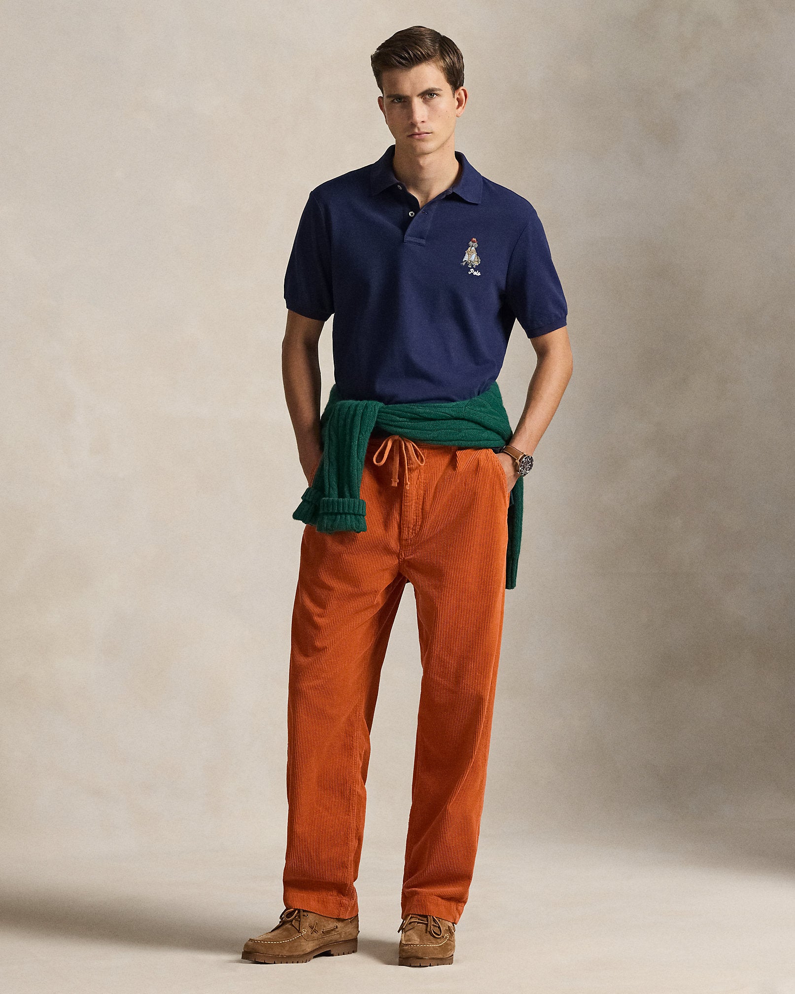Ralph Lauren Classic Fit DogEmbroidered Polo Shirt