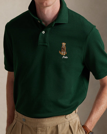 Ralph Lauren Classic Fit DogEmbroidered Polo Shirt
