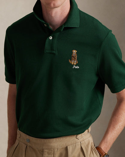 Ralph Lauren Classic Fit DogEmbroidered Polo Shirt