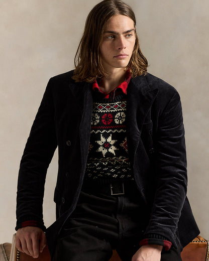 Ralph Lauren Snowflake CottonCashmere Sweater