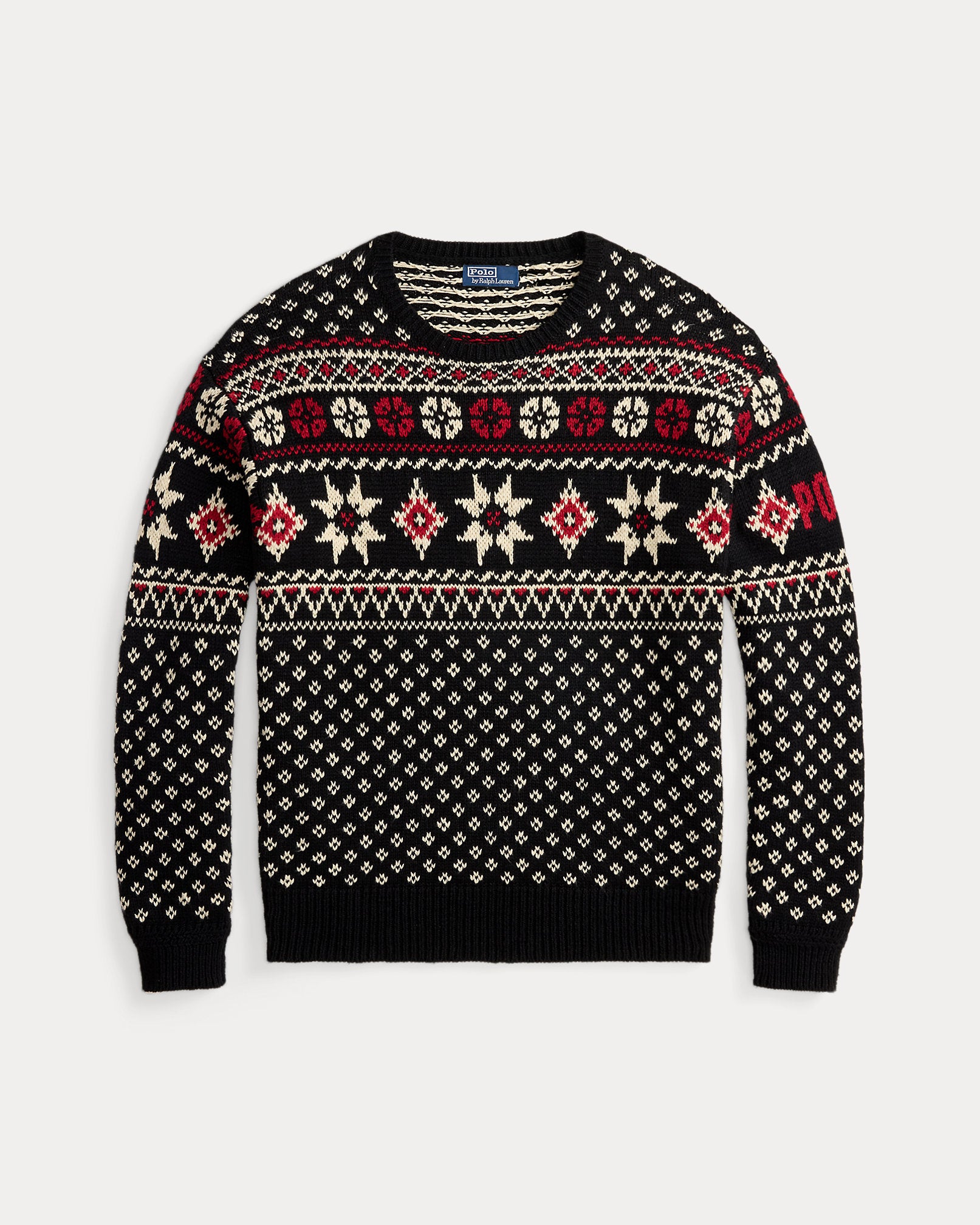 Ralph Lauren Snowflake CottonCashmere Sweater