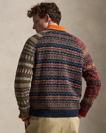 Ralph Lauren ColorBlocked Fair Isle Sweater