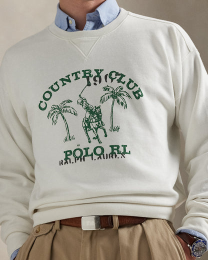 Ralph Lauren Vintage Fit Fleece Graphic Sweatshirt