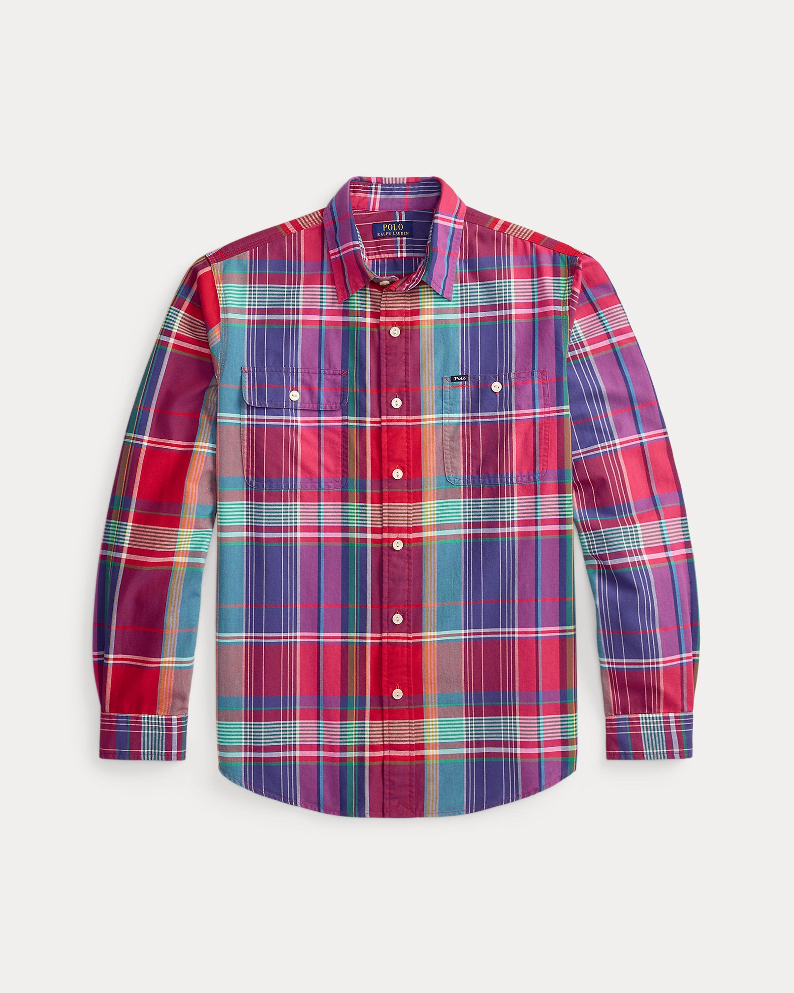Ralph Lauren Classic Fit Plaid Oxford Workshirt