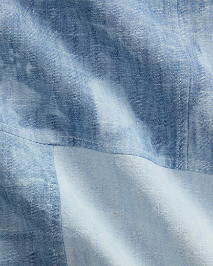 Ralph Lauren Classic Fit Patchwork Chambray Shirt