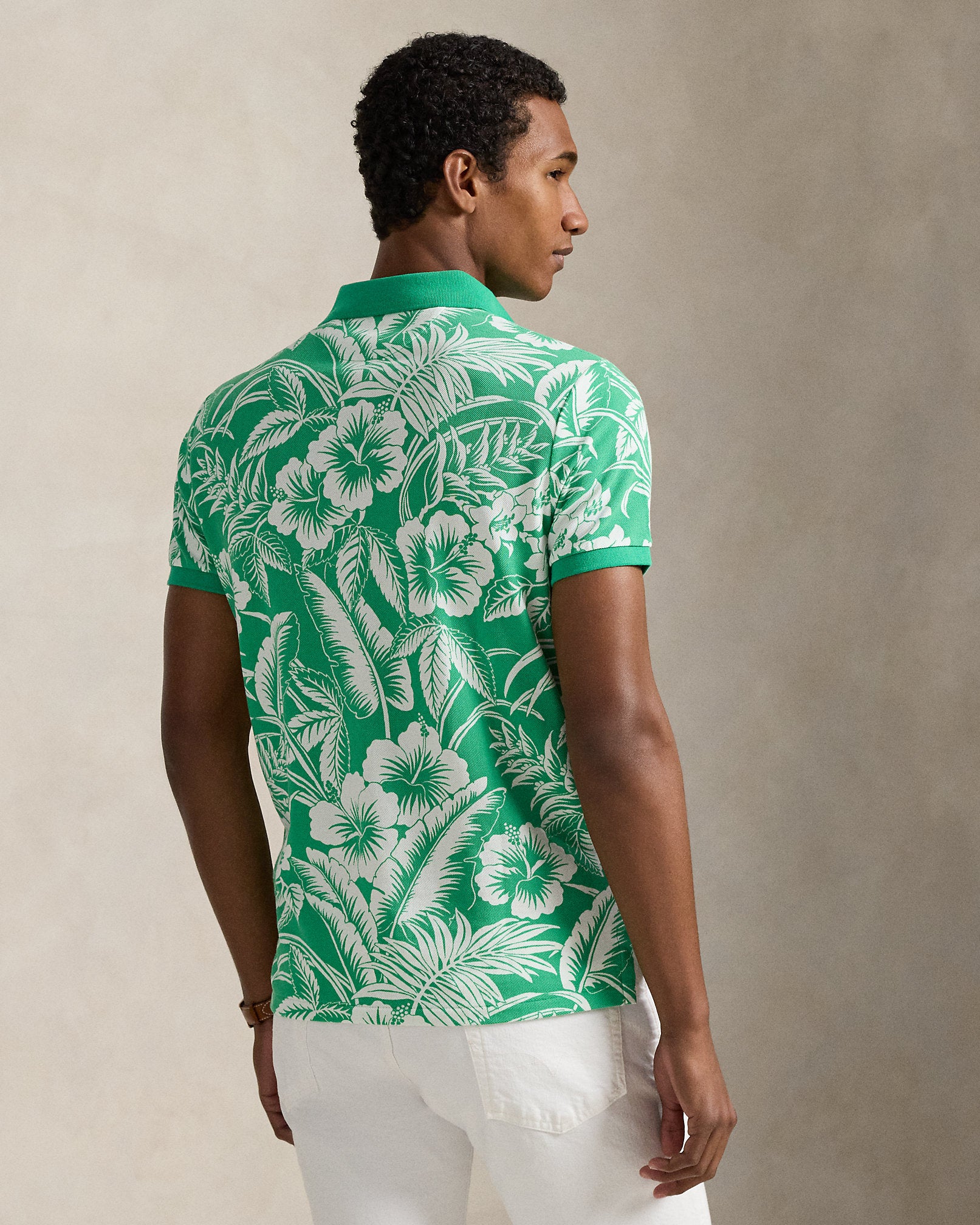 Ralph Lauren Classic Fit Tropical Mesh Polo Shirt