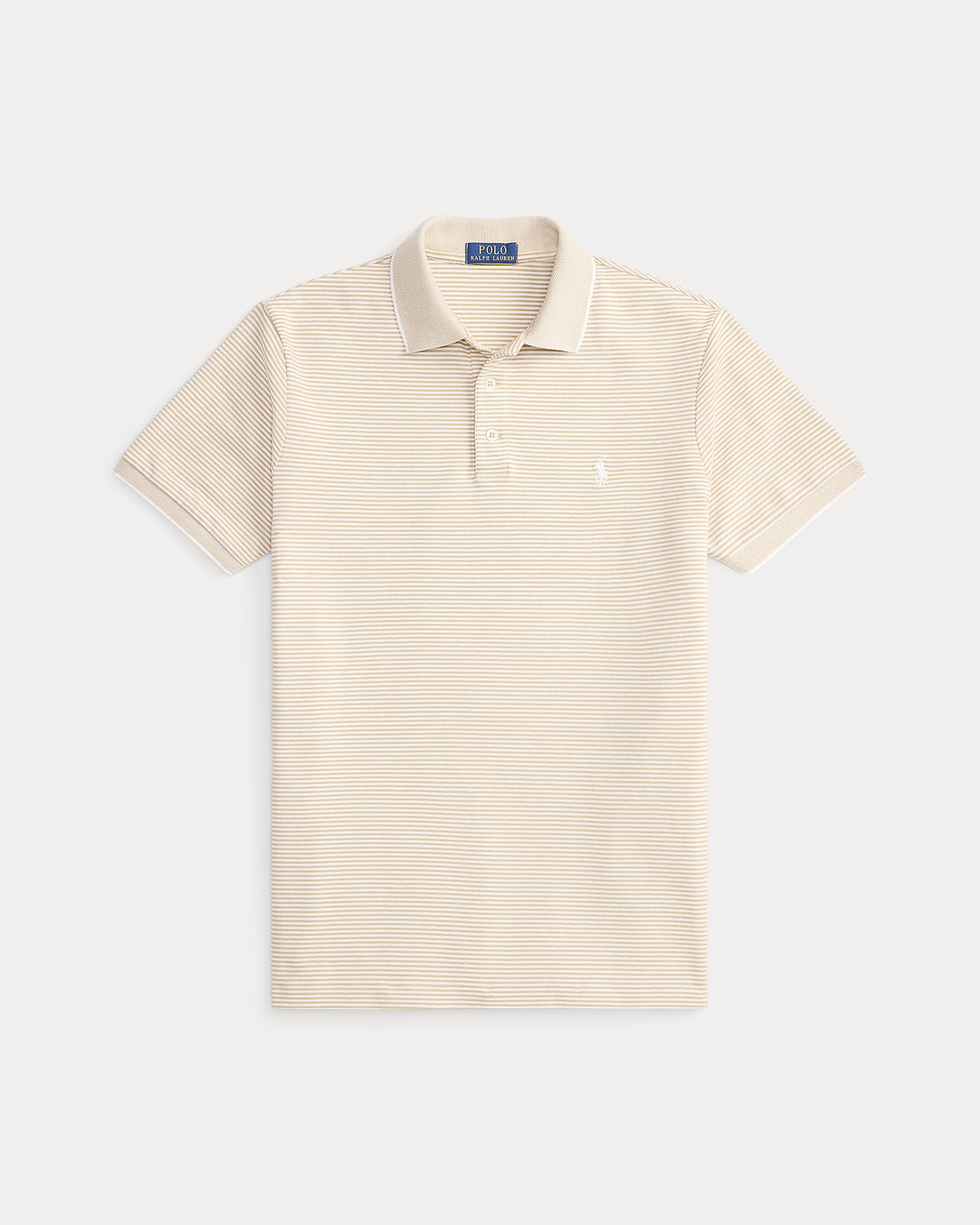 Ralph Lauren Classic Striped Stretch Mesh Polo Shirt