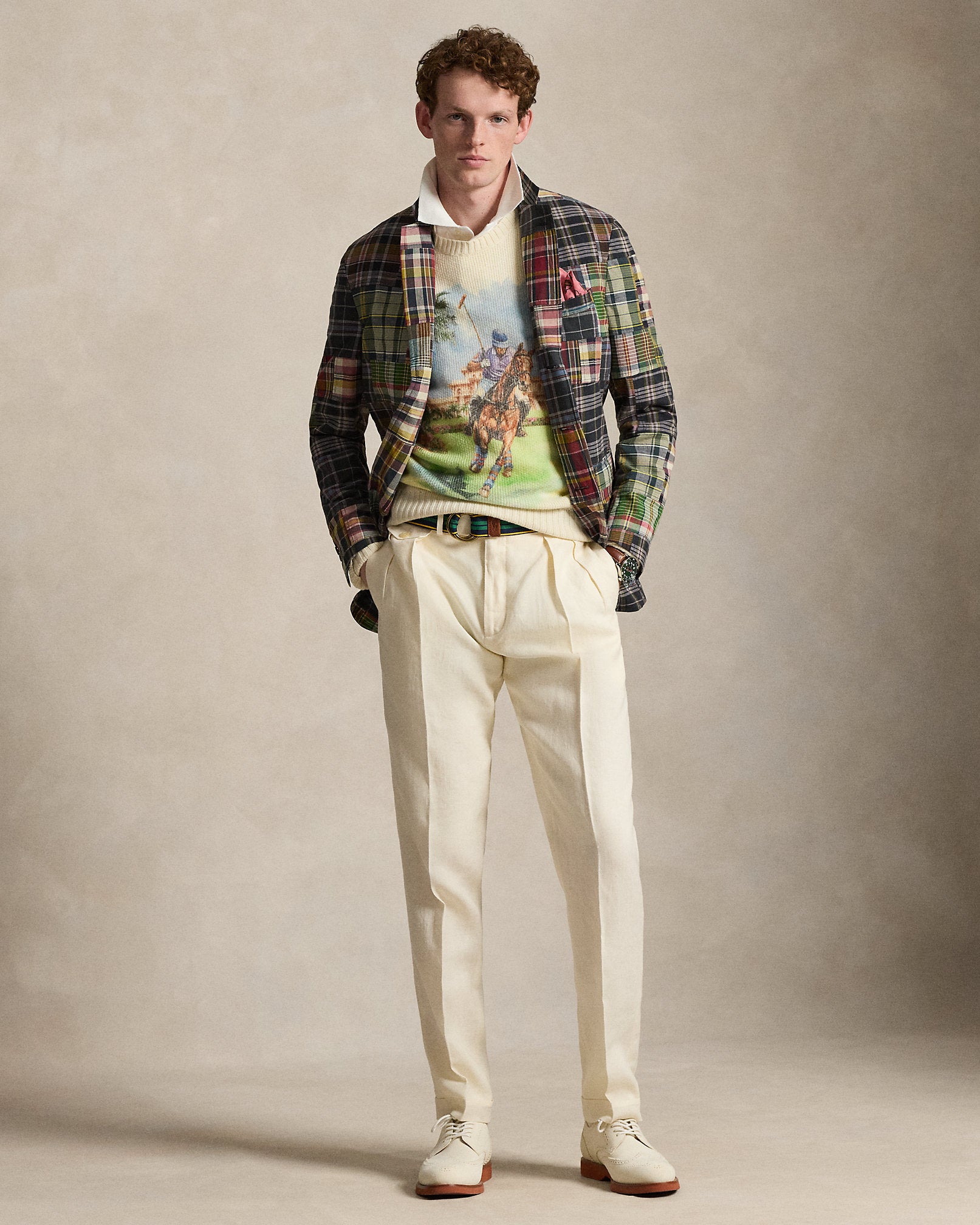 Ralph Lauren Cashmere Graphic Sweater
