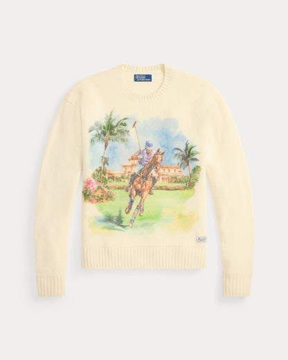 Ralph Lauren Cashmere Graphic Sweater