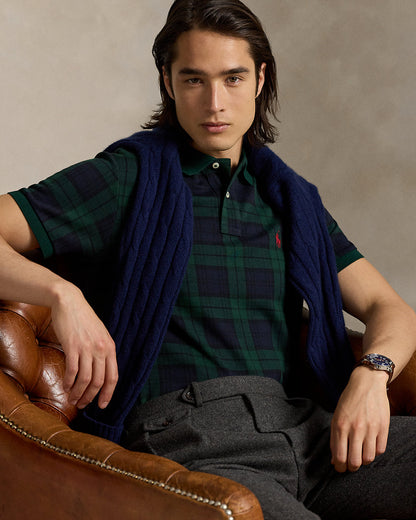 Ralph Lauren Classic Fit Plaid Jacquard Polo Shirt