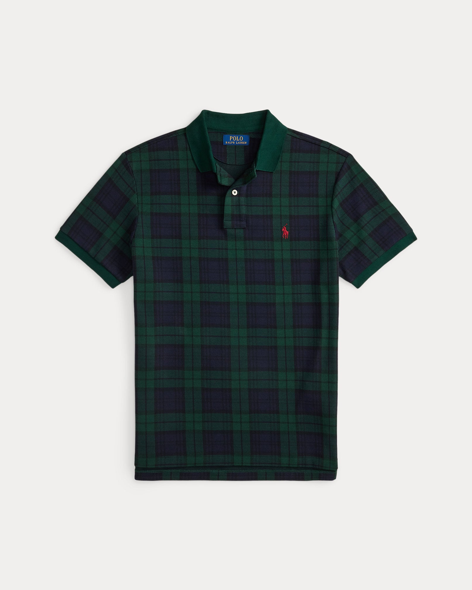 Ralph Lauren Classic Fit Plaid Jacquard Polo Shirt