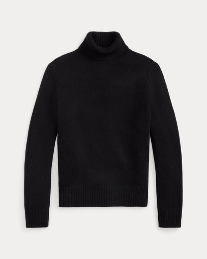 Ralph Lauren SuedePatch WoolCashmere Sweater