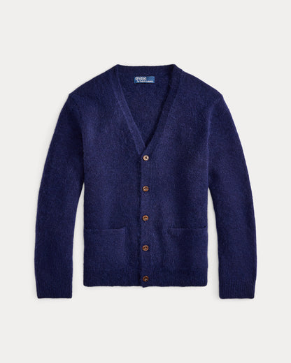 Ralph Lauren SuedePatch WoolBlend Cardigan
