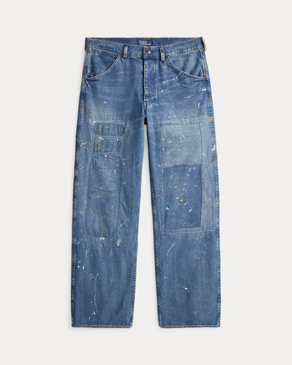 Ralph Lauren Relaxed Fit Distressed Carpenter Jean