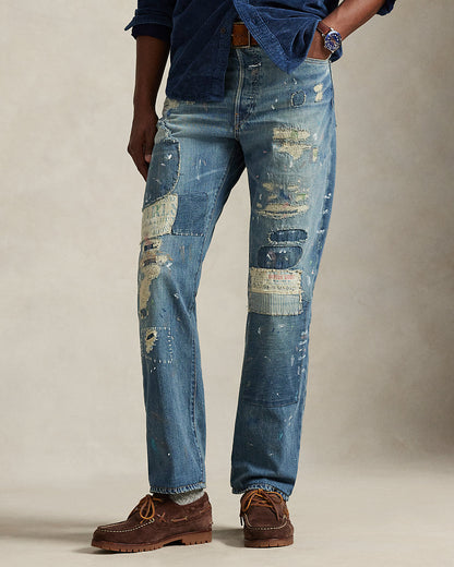 Ralph Lauren Heritage Straight Distressed Jean