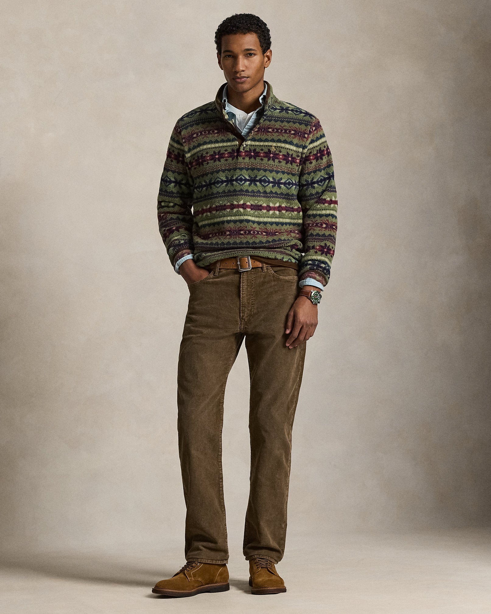 Ralph Lauren Straight Fit Corduroy Pant