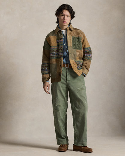 Ralph Lauren Patchwork Utility Cardigan