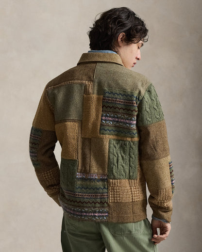 Ralph Lauren Patchwork Utility Cardigan